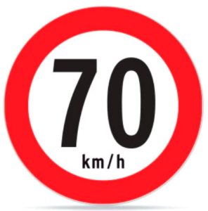 Velocidad Maxima 70-km